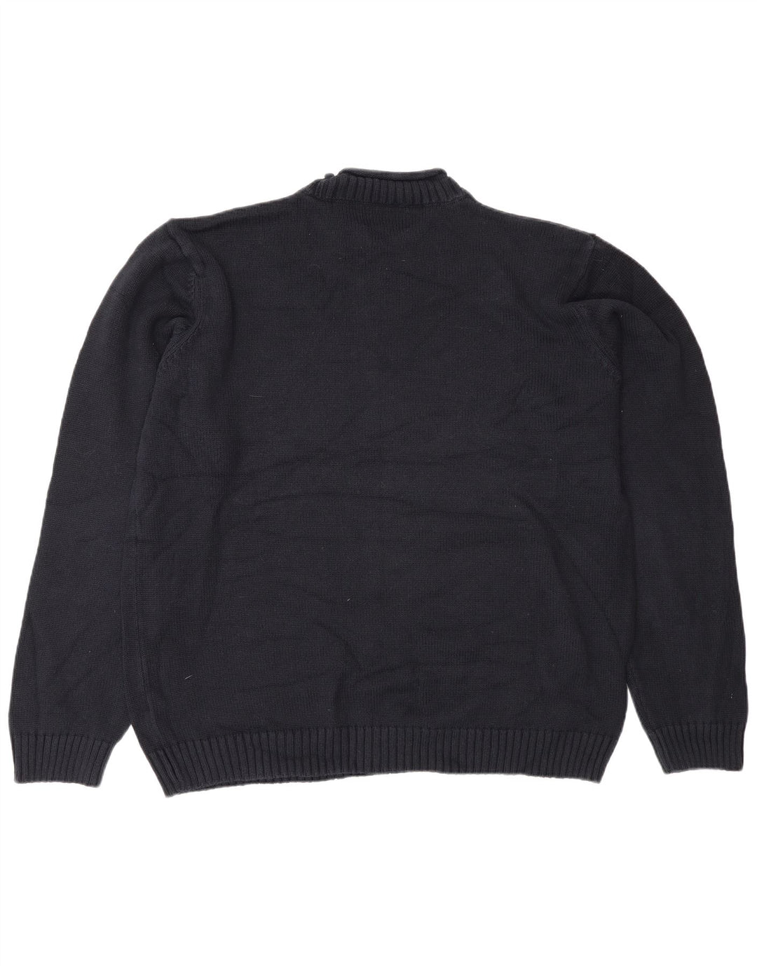 Maglione maglione a collo alto Marks & Spencer da uomo blu navy 2XL