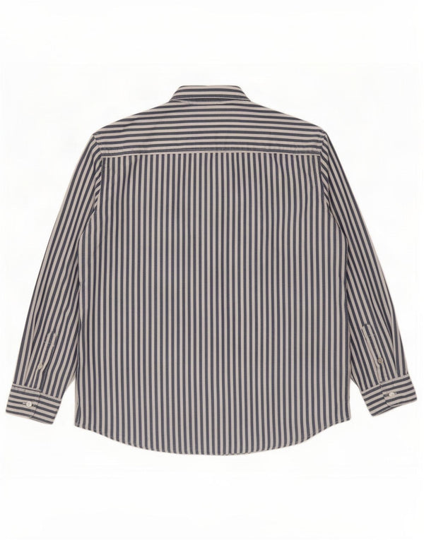 Camicia rilassata da uomo Levi's Large in cotone gessato blu