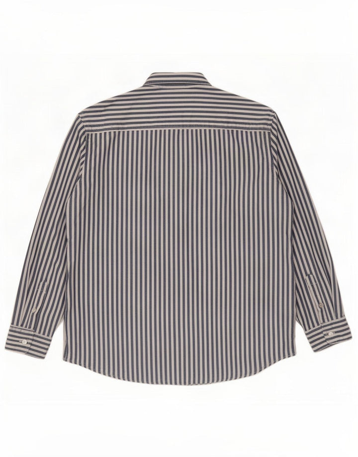 Camicia rilassata da uomo Levi's Large in cotone gessato blu