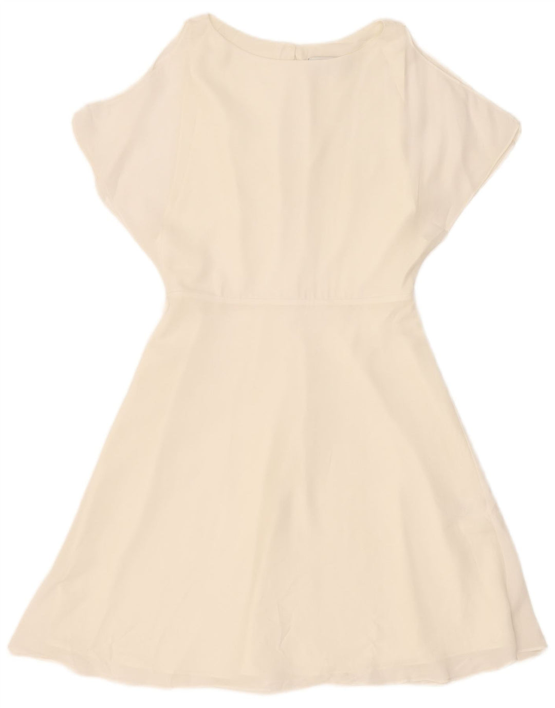 Abito a trapezio da donna Reiss UK 10 piccolo in poliestere bianco sporco