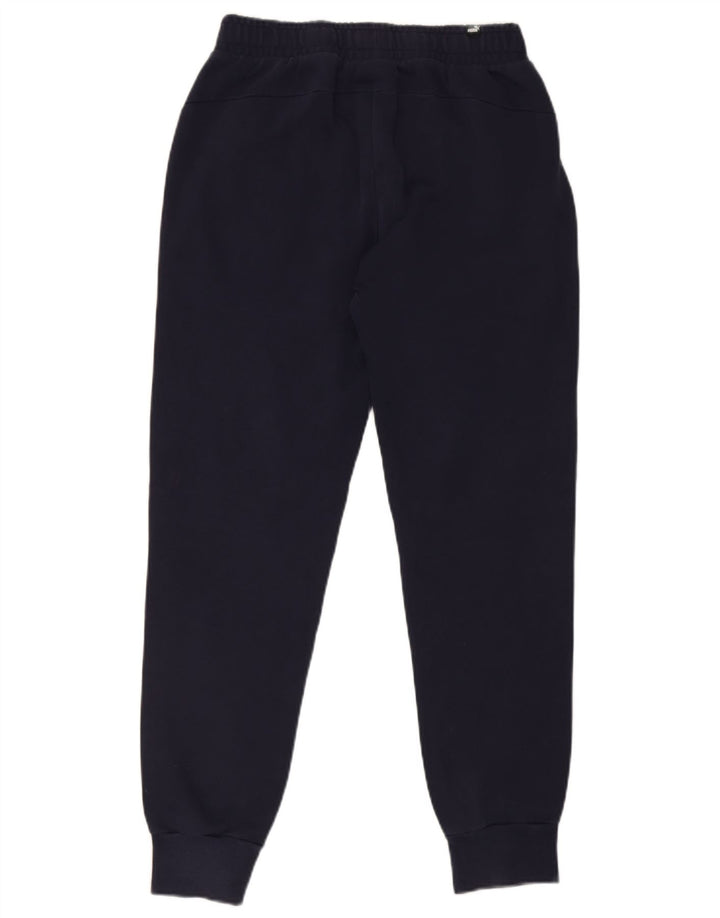 Pantaloni da tuta da uomo Puma Joggers medi in cotone blu navy