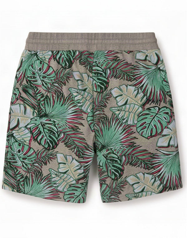 Pantaloncini sportivi da uomo Superdry Large Green Floral Cotton