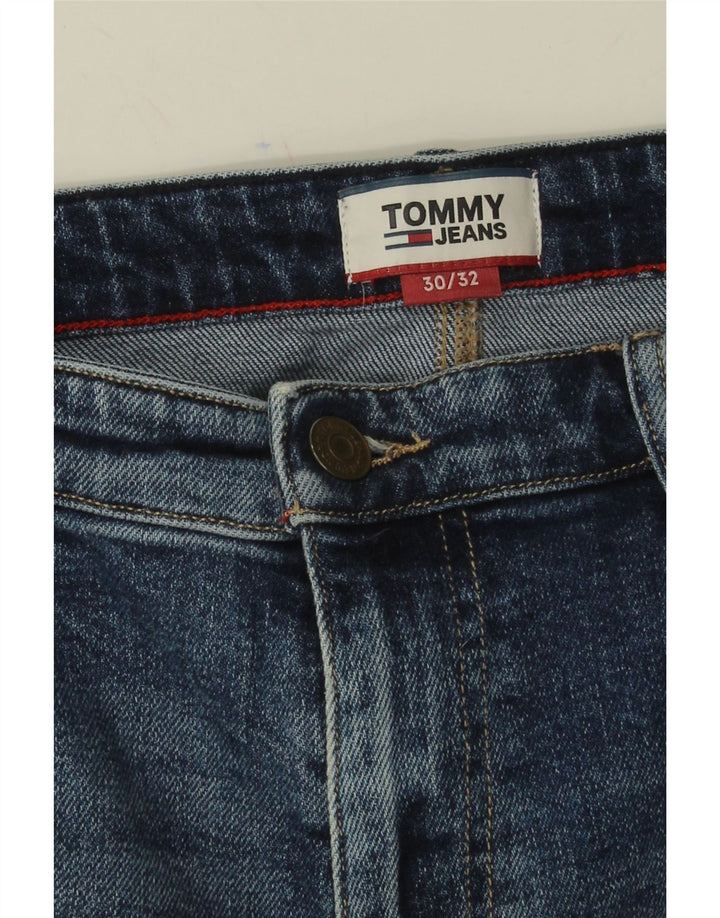 TOMMY HILFIGER Mens Straight Jeans W30 L26 Blue Vintage Tommy Hilfiger and Second-Hand Tommy Hilfiger from Messina Hembry 