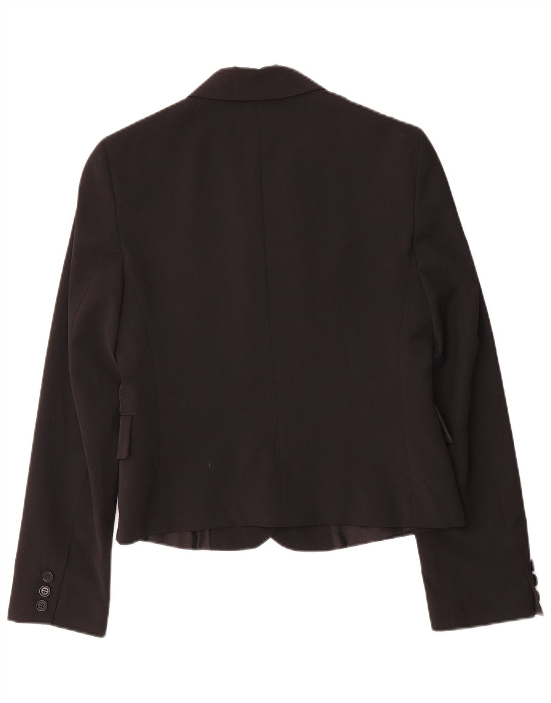 Giacca blazer a 3 bottoni da donna BENETTON IT 44 poliestere medio nero