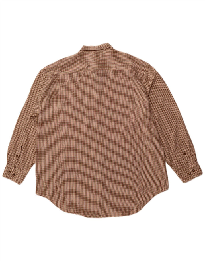 Camicia da uomo Orvis XL a quadri beige