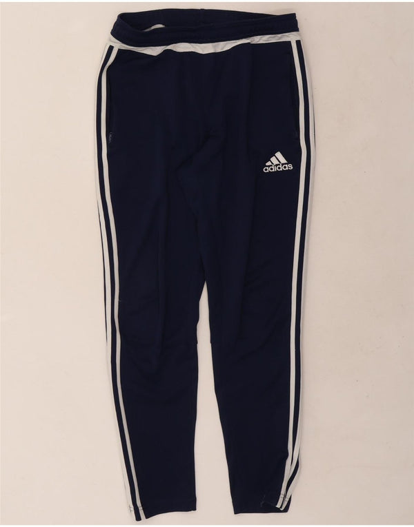 Pantaloni da tuta Adidas Climacool da uomo medi in poliestere blu navy