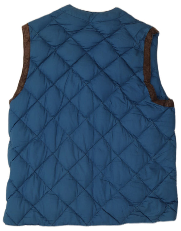 Gilet imbottito da uomo Lothars UK 42 XL cotone blu