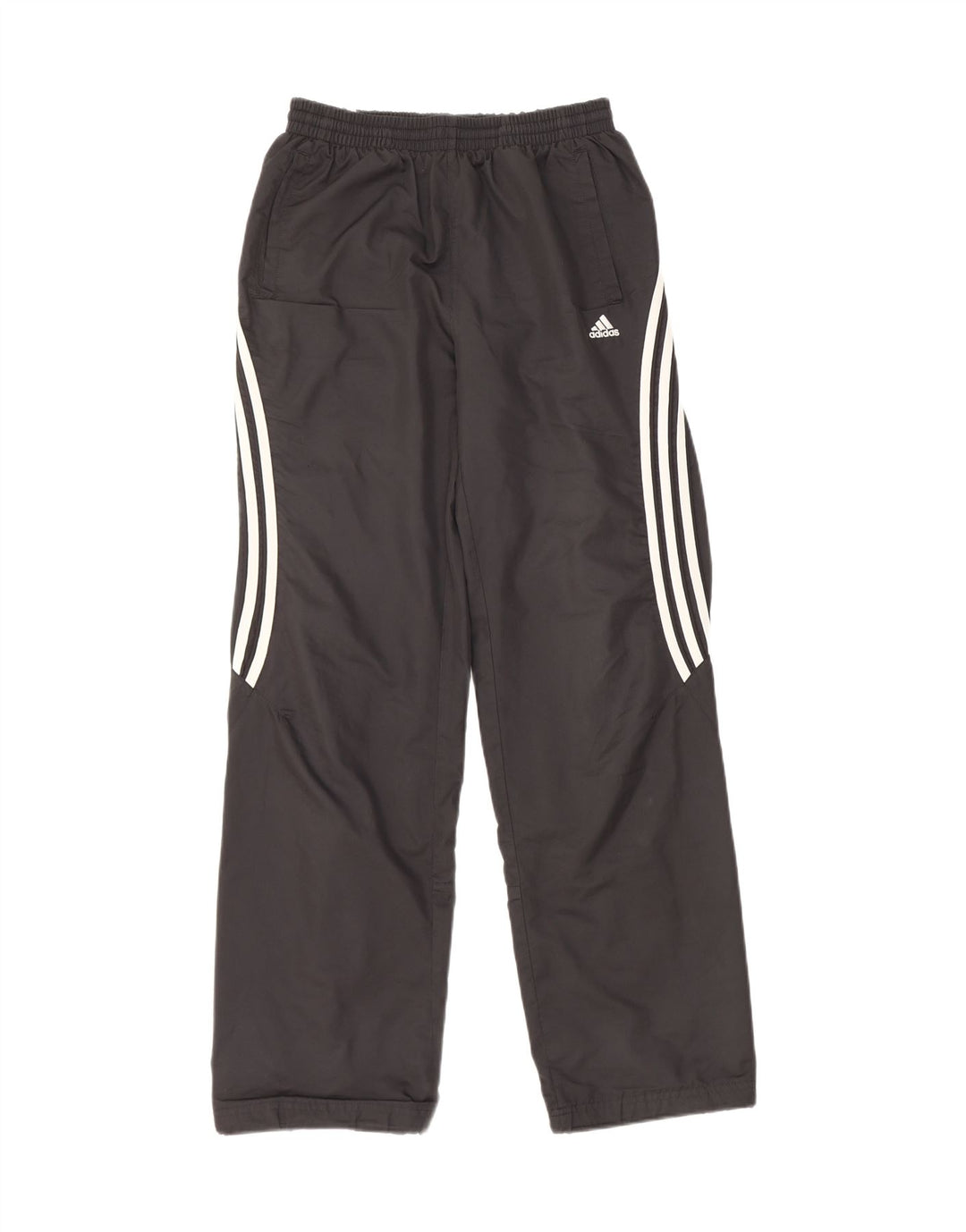 Pantaloni della tuta da ragazzo Adidas 15-16 anni in poliestere nero