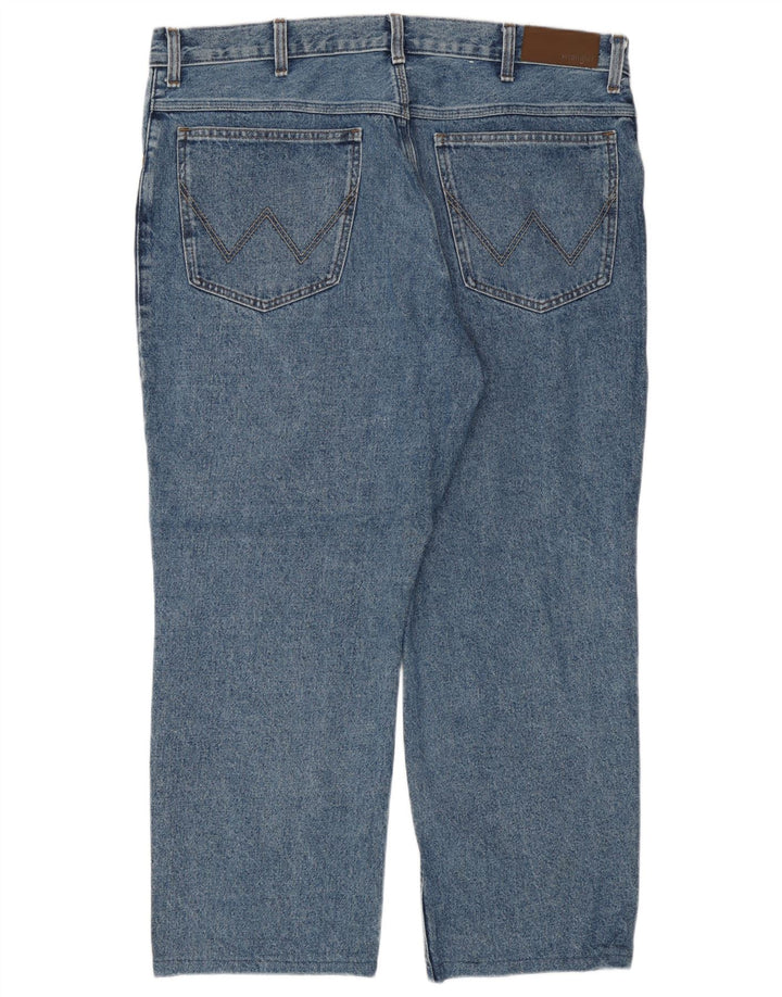 Jeans dritti da uomo Wrangler W40 L27 cotone blu