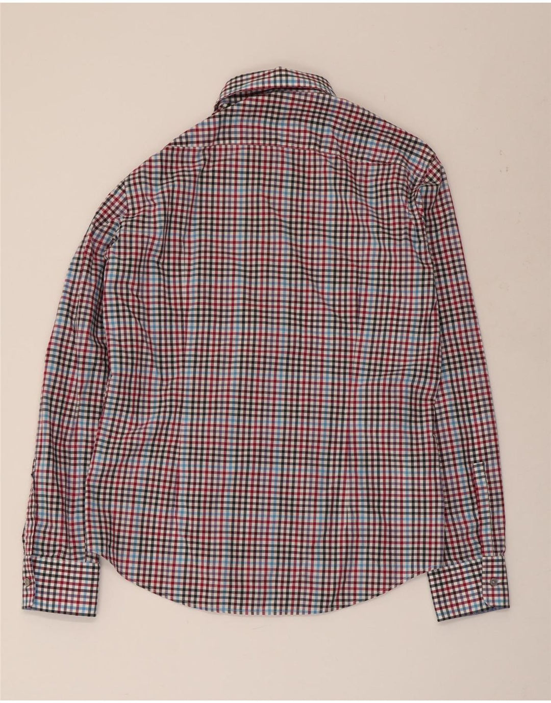 Camicia slim fit da uomo HUGO BOSS in cotone a quadretti multicolore medio