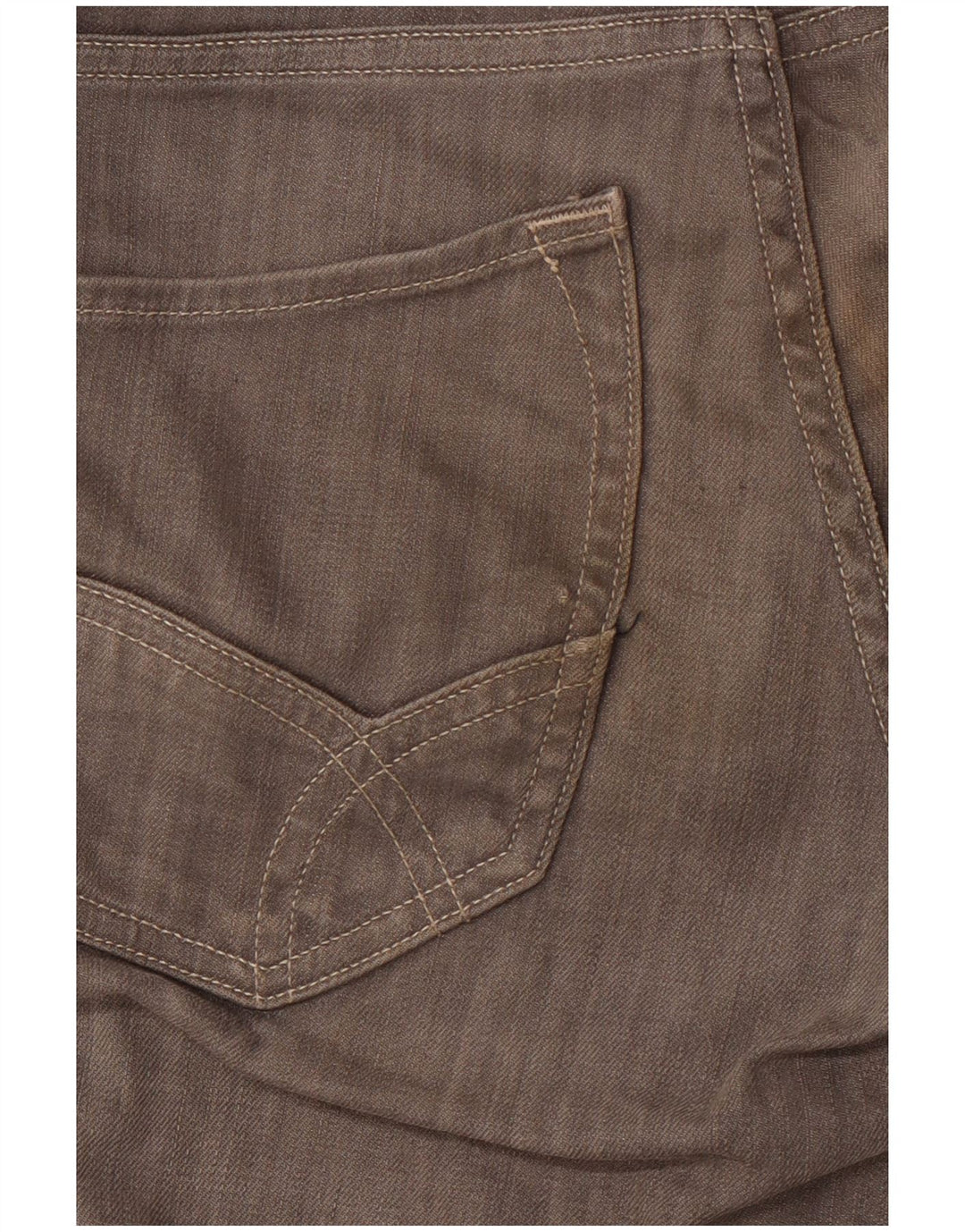 Jeans dritti slim da uomo GAS W31 L34 cotone grigio