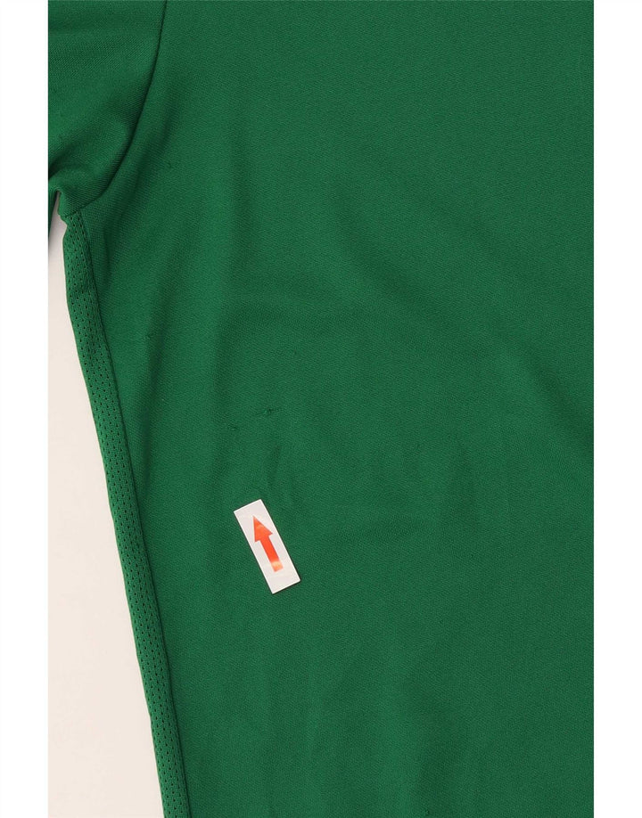 T-shirt grafica Nike Dri Fit da uomo in poliestere verde medio