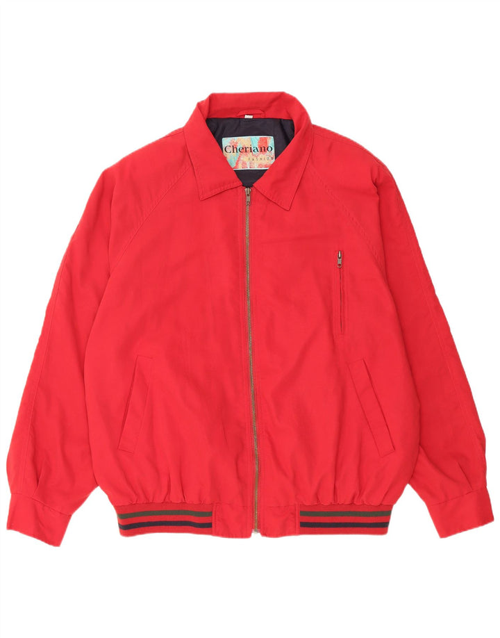 Giubbotto Bomber Uomo CHERIANO IT 52 XL Rosso Poliestere