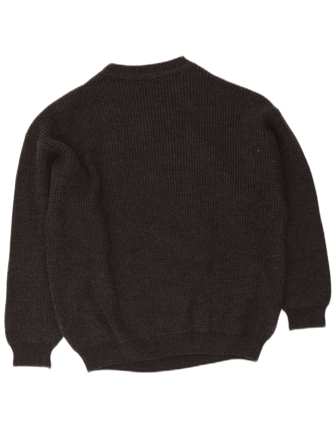 Maglione maglione girocollo da uomo Montezemolo grande classico grigio