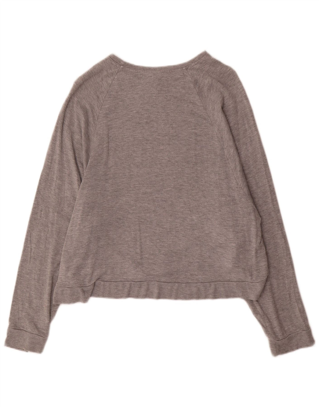 Topshop Felpa oversize da donna Maglione UK 12 Viscosa grigio medio