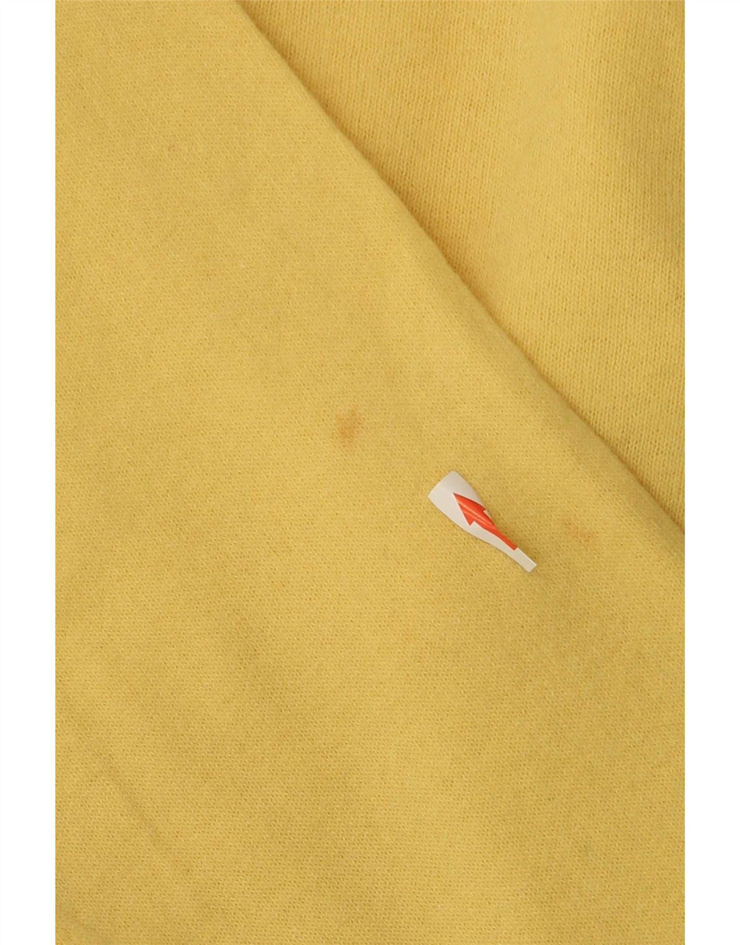 Maglione da uomo con scollo a V Benetton IT 52 Large in lana gialla
