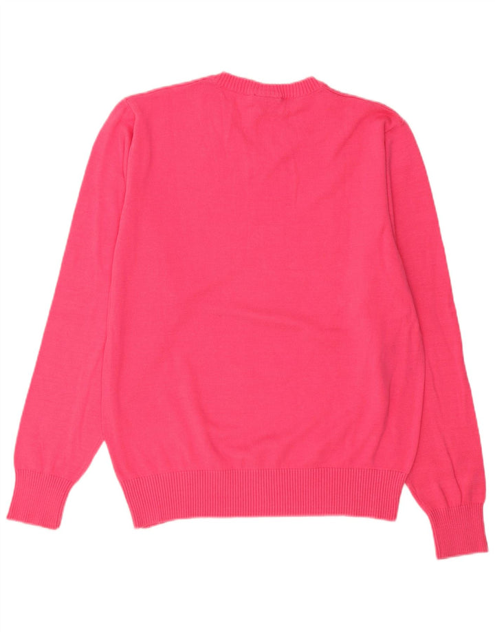 Maglione maglione con scollo a V da donna Lotto UK 16 Large Rosa