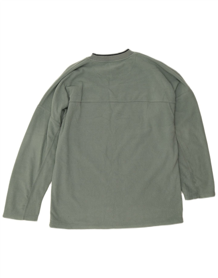Maglione in pile da uomo Reebok UK 40 poliestere verde medio