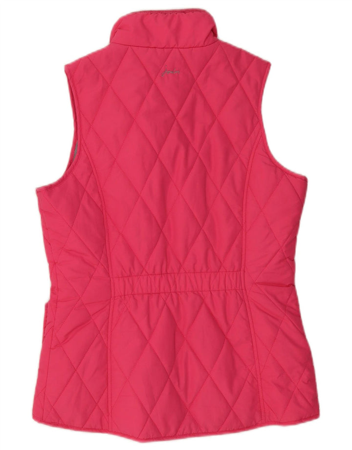 Gilet trapuntato da donna JOULES UK 10 piccolo poliestere rosa