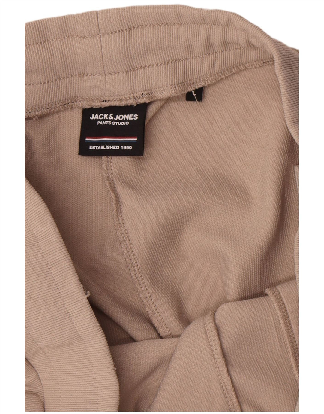 Pantaloni da tuta da uomo Jack & Jones grandi in poliestere beige