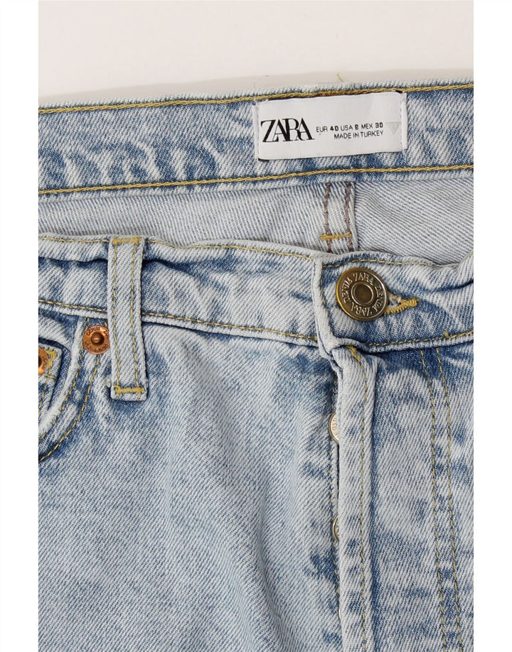 Jeans dritti da donna Zara EU 40 medi W30 L26 Blu