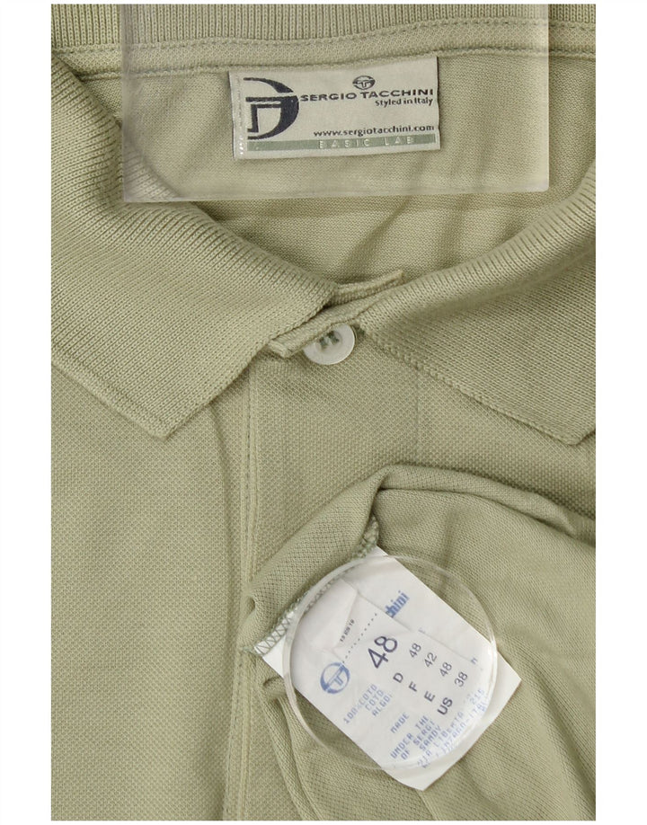 Polo Uomo Sergio Tacchini IT 48 Cotone Verde Medio