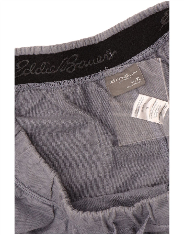 Pantaloncini sportivi da uomo Eddie Bauer XL in cotone grigio
