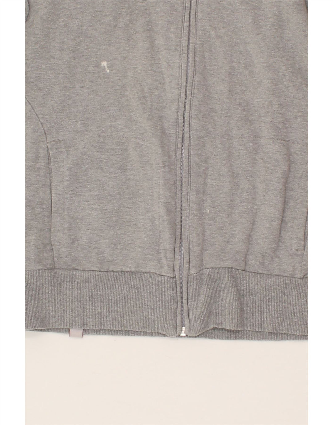 ADIDAS Womens Tracksuit Top Jacket UK 12 Medium Grey Cotton Vintage Adidas and Second-Hand Adidas from Messina Hembry 