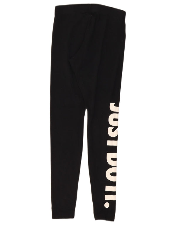 Leggings grafici da donna Nike UK 8 piccoli in cotone nero