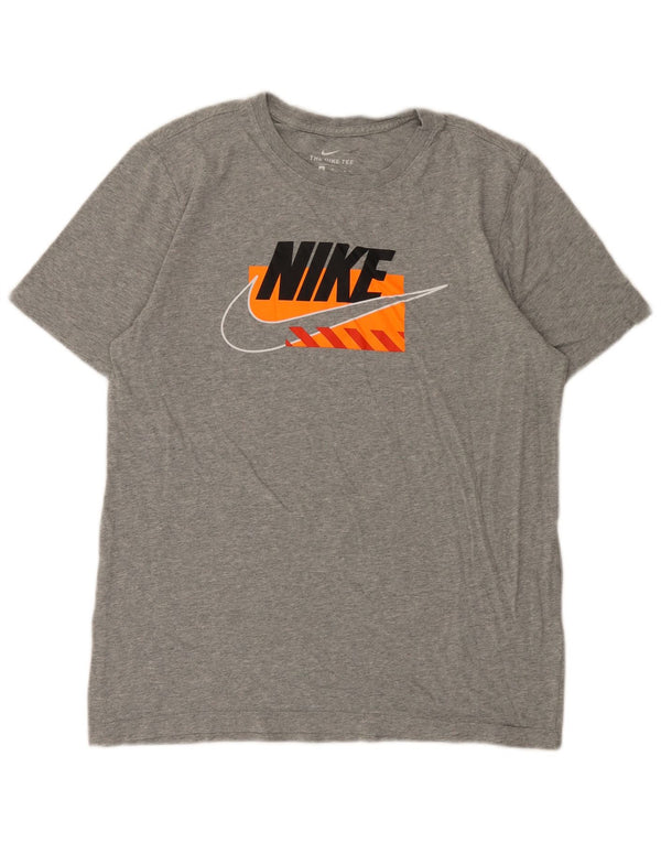 Maglietta grafica da uomo Nike Top grigio medio