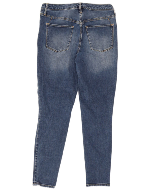 Mossimo Womens Distressed Jegging Jeans US 10 Medium W30 L26 Blue Cotton