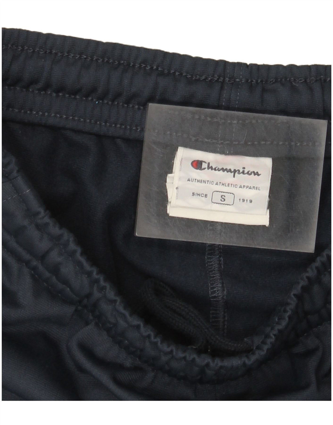 Pantaloni da tuta da uomo Champion piccoli in poliestere blu navy