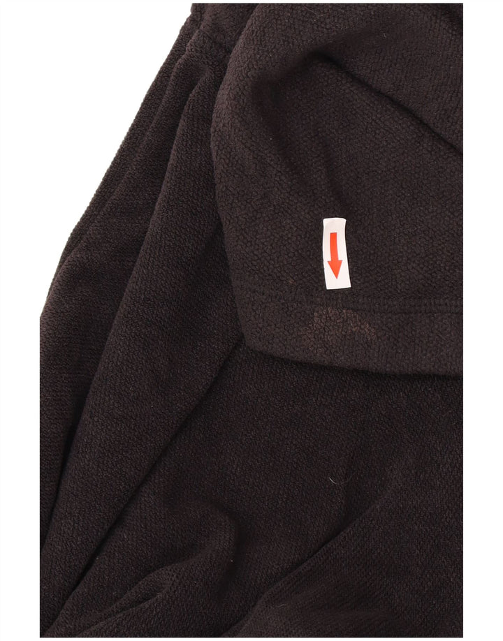 Felpa con collo con zip da uomo Weird Fish 5XL poliestere nero