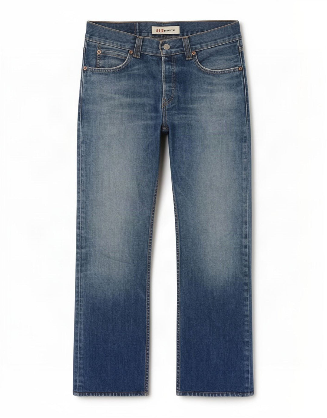 Levi's Uomo 512 Jeans Bootcut W31 L28 Cotone Blu