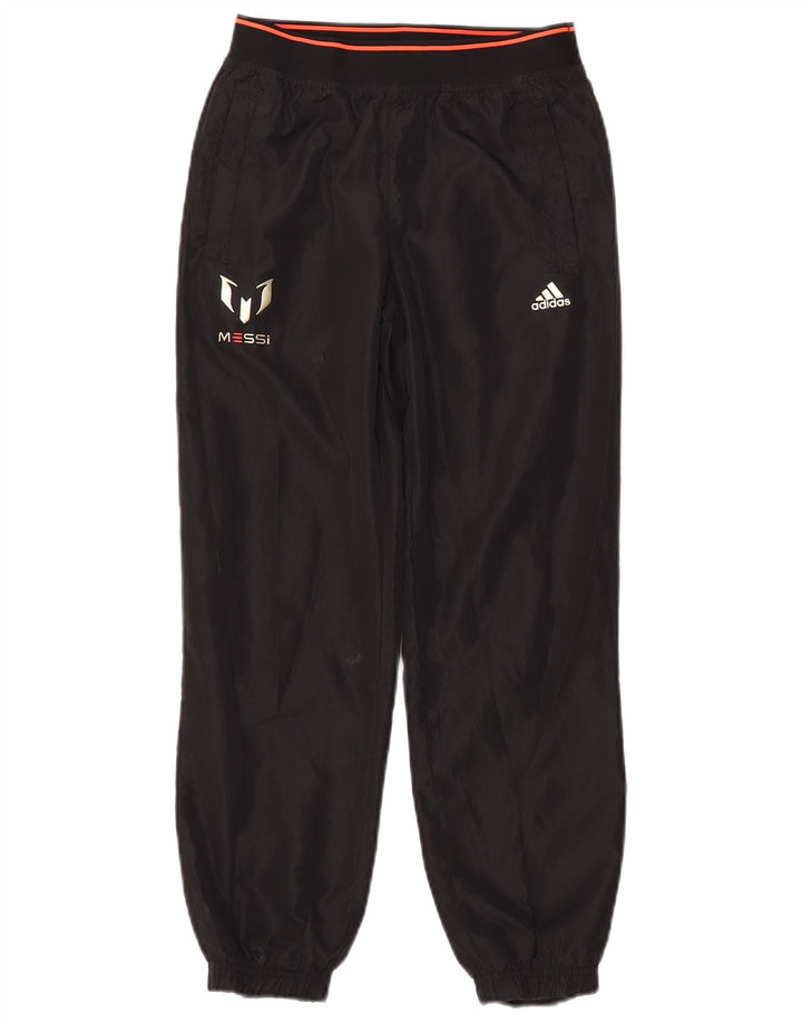 Pantaloni da tuta ADIDAS da bambino MESSI da jogging 11-12 anni in poliestere nero