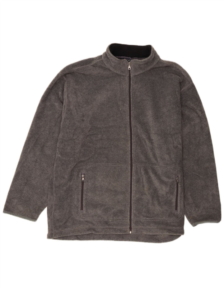 Giacca in pile da uomo Marks & Spencer UK 42 XL Poliestere grigio