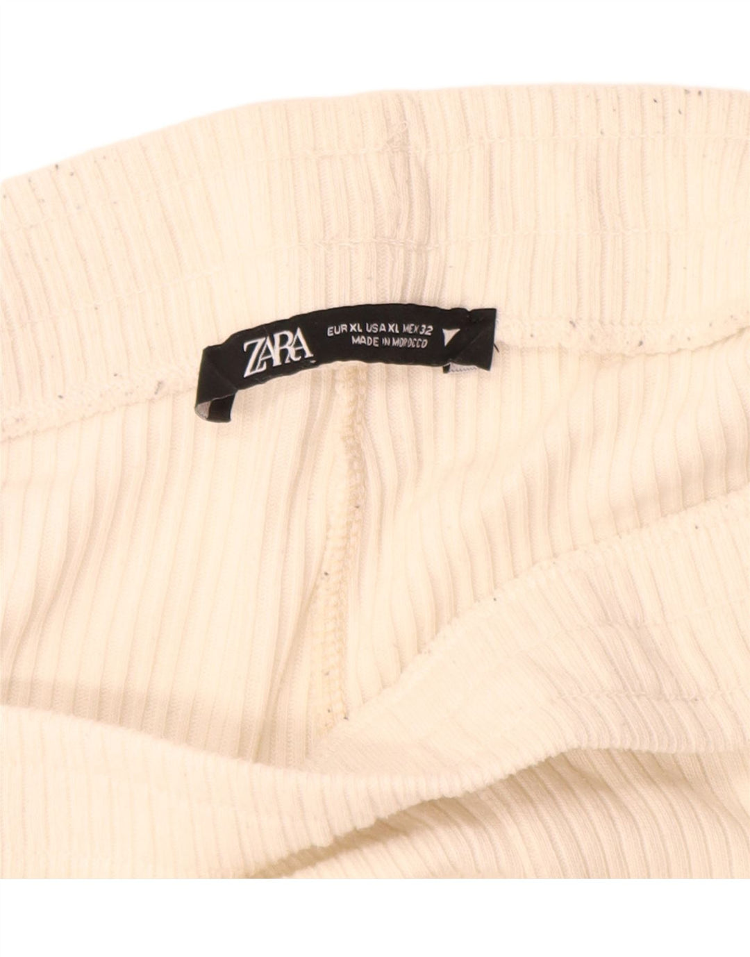 Pantaloni della tuta da donna Zara UK 18 XL Bianco sporco