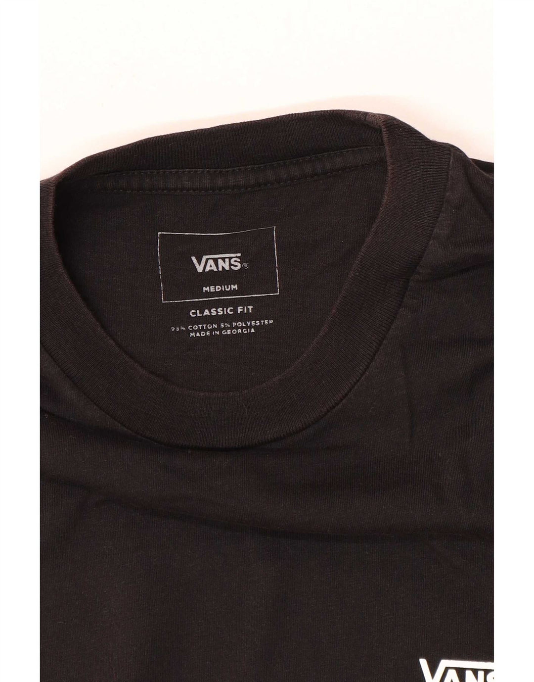 Maglietta da uomo Vans Classic Fit, colore nero medio