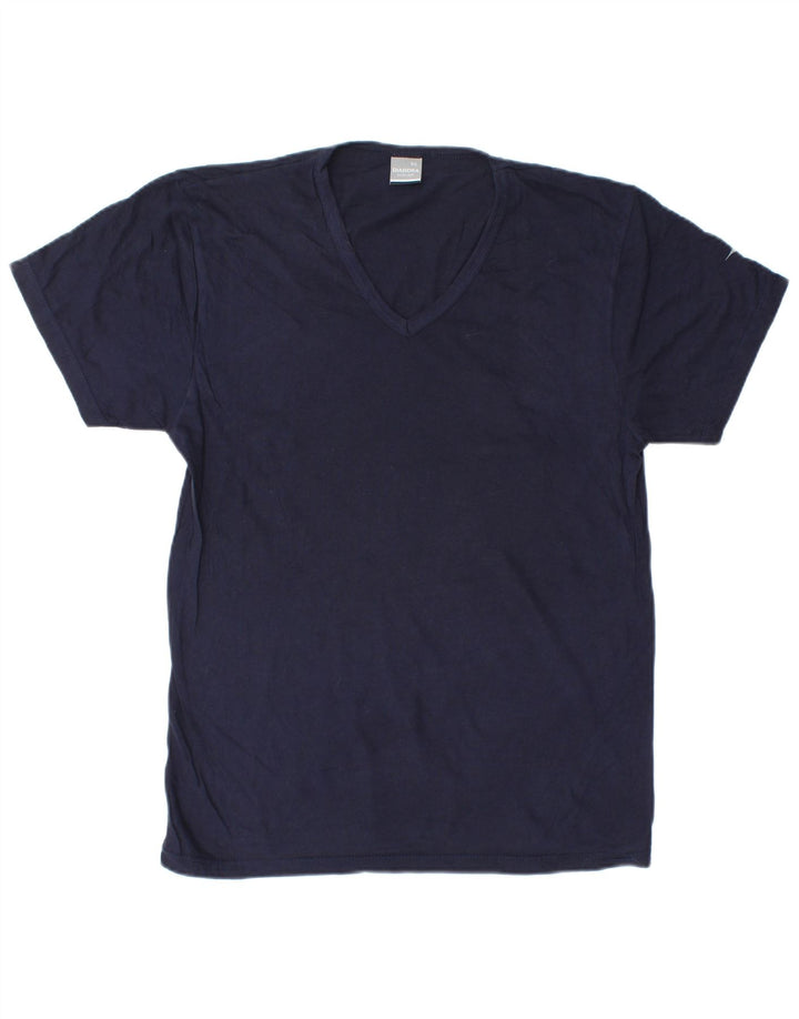 T-shirt Diadora Uomo Top Large Blu Navy in cotone