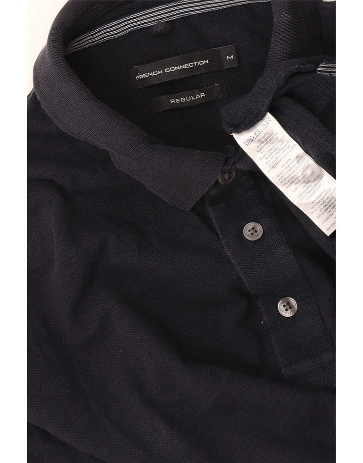 Polo regolare da uomo French Connection, cotone medio blu navy