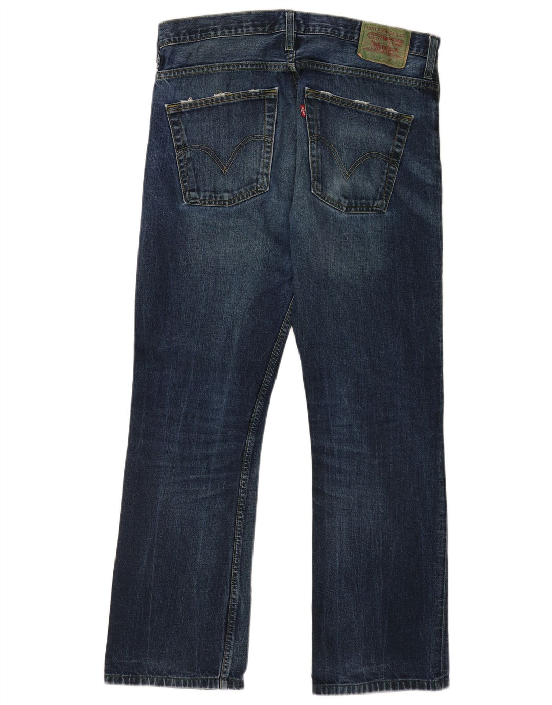 Levi's Uomo 507 Jeans Bootcut W34 L34 Cotone Blu