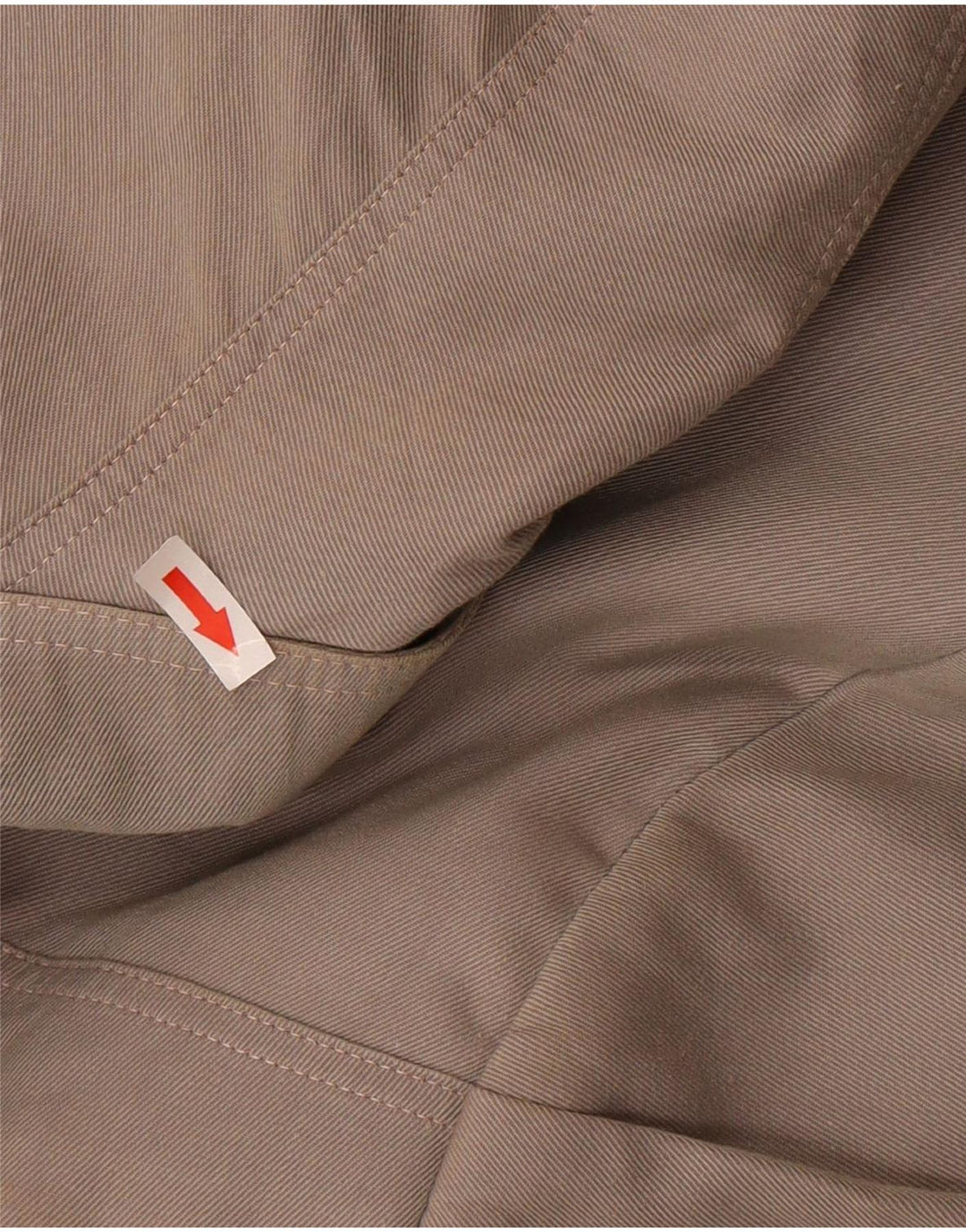 Vintage Mens Overcoat UK 40 Large Grey Cotton