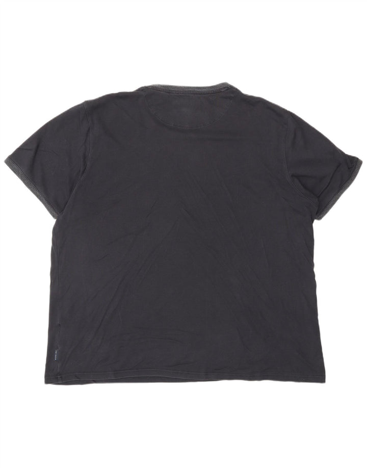 T-shirt da uomo TED BAKER Top 2XL cotone blu navy