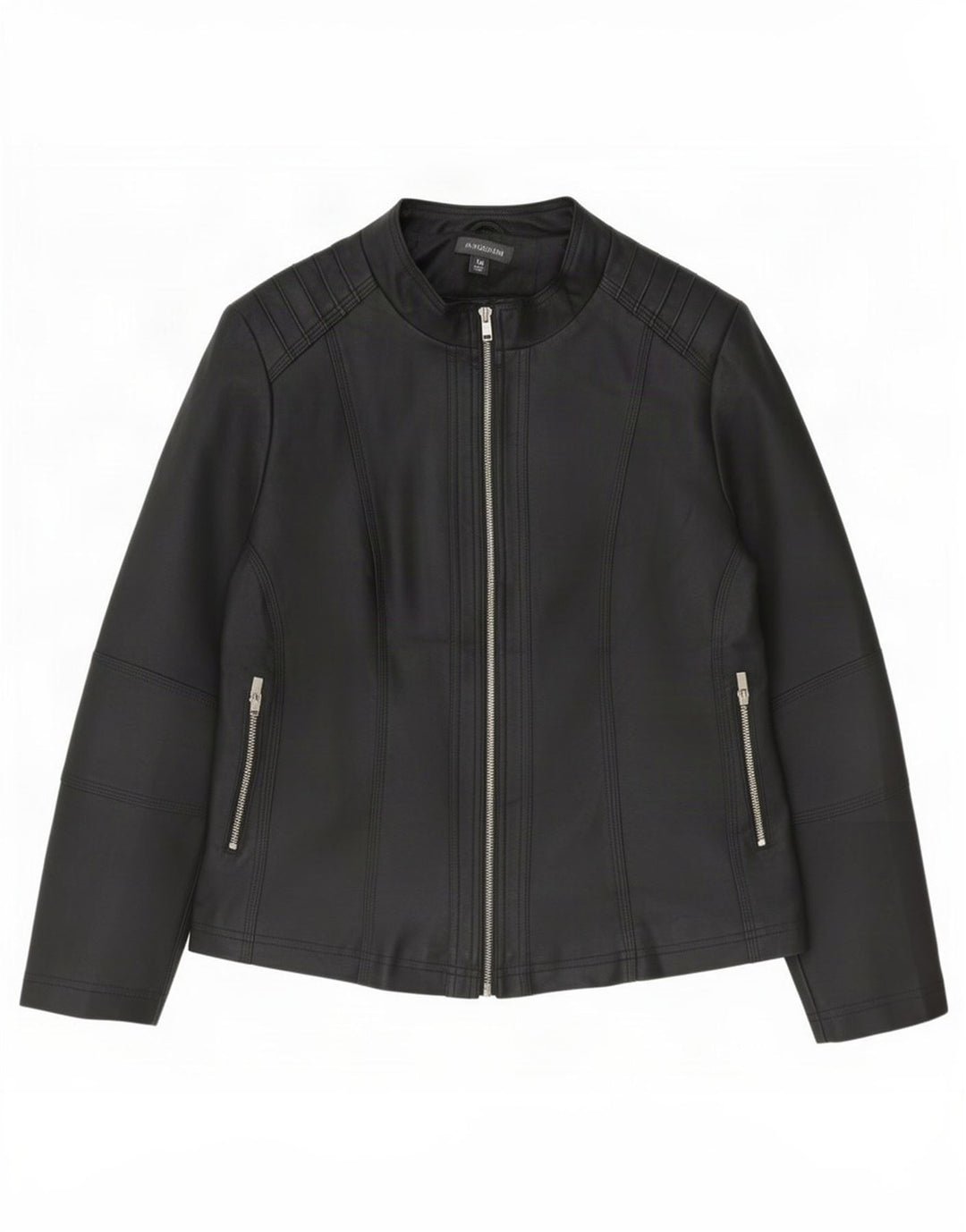 Giacca da motociclista Autograph da donna Marks & Spencer UK 14 grande nera