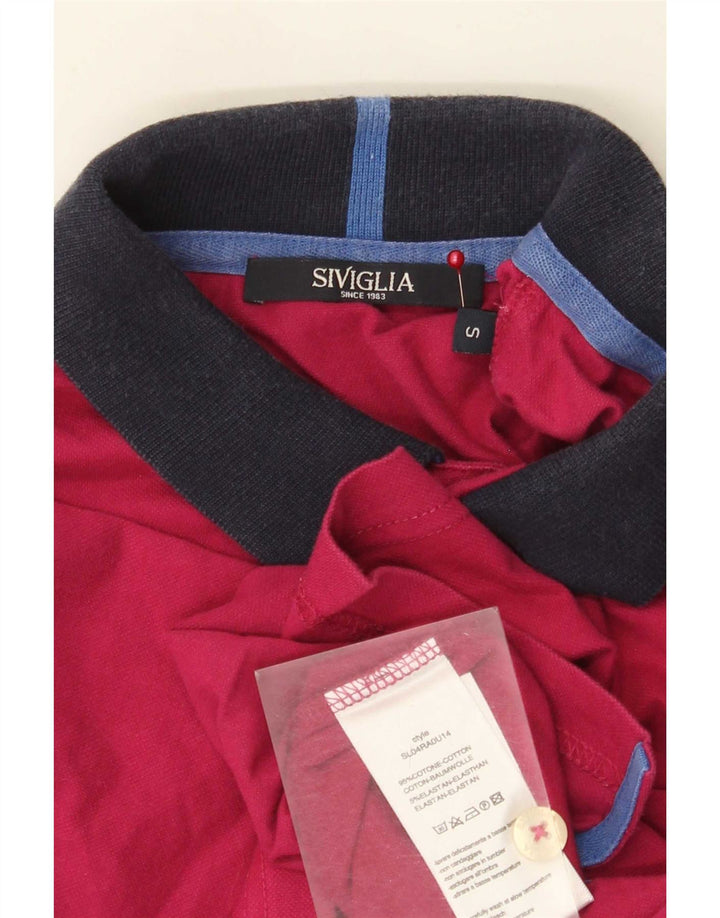 Polo SIVIGLIA Uomo Regular Fit Small Rosa Cotone