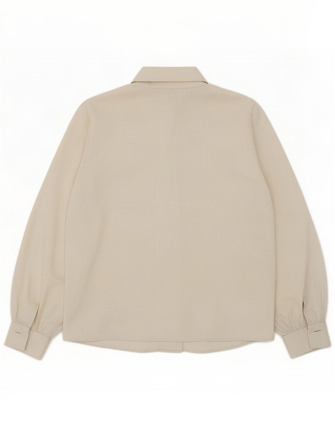Zara camicia camicetta da donna UK 16 grande bianco poliestere