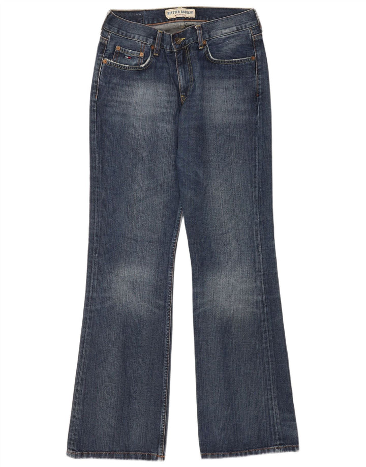 Jeans svasati a vita bassa da donna Tommy Hilfiger W30 L34 cotone blu