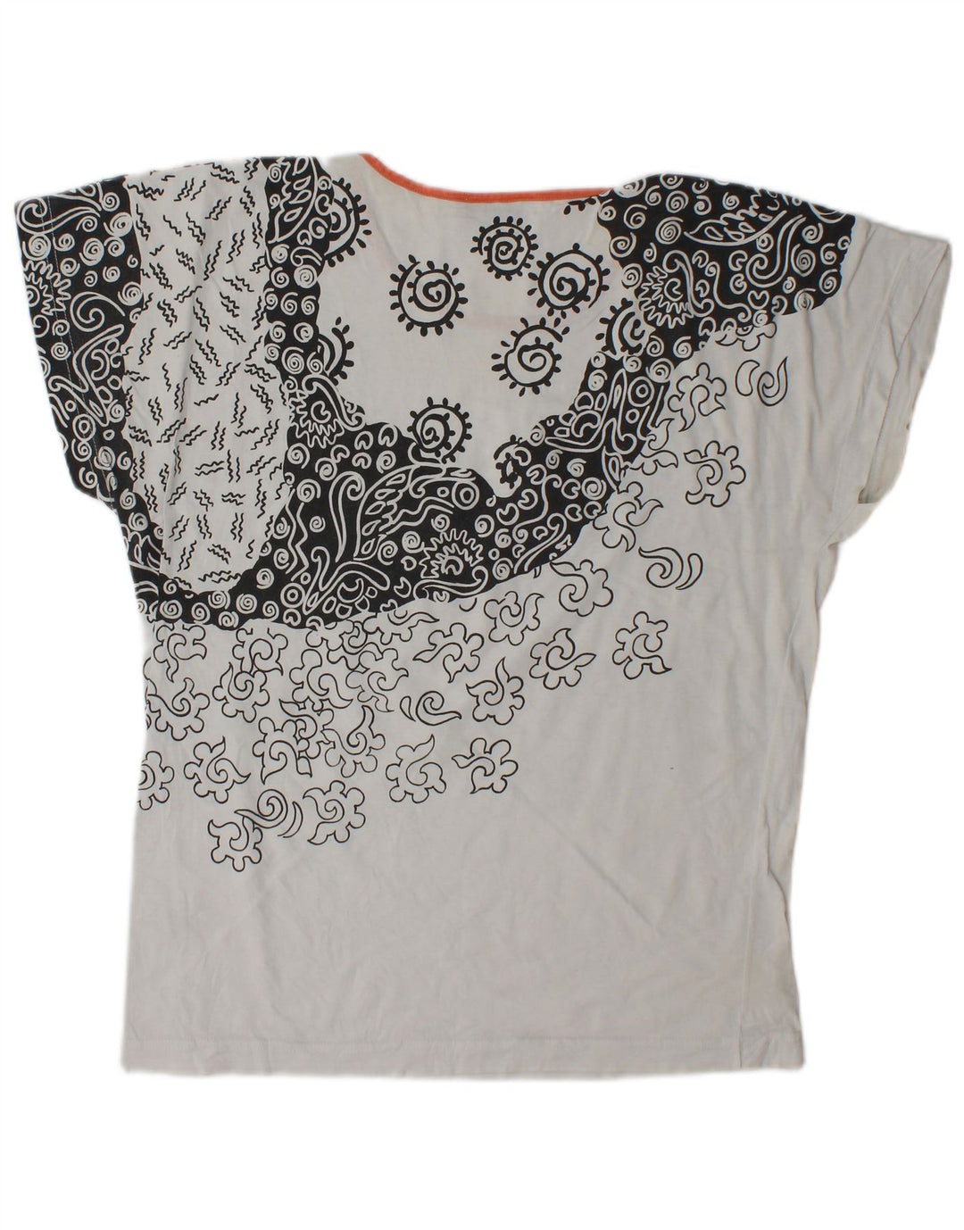 Maglietta Fila Donna Top IT 44 Medium Bianco Paisley