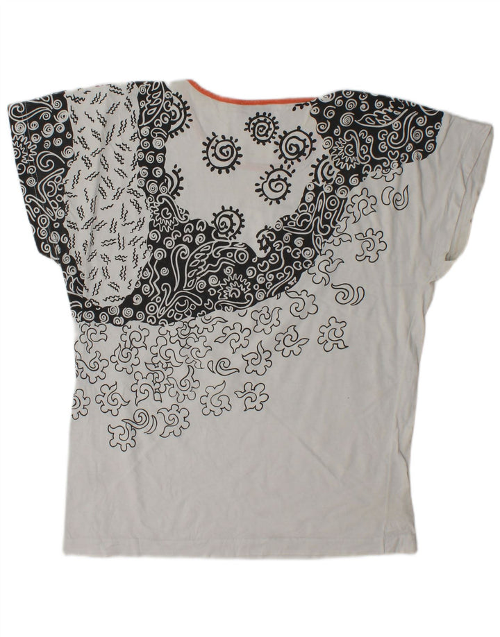 Maglietta Fila Donna Top IT 44 Medium Bianco Paisley