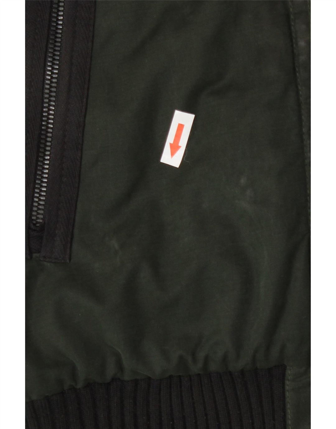 Giubbotto bomber con cappuccio da uomo Superdry UK 36 Small Verde Colourblock Poliestere